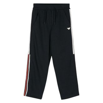 Emporio Armani Logo Joggers - male - Emporio Armani - Sweatpants - Blue - 6 Y - Kids