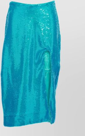 Ganni midi skirt sparkling high waist