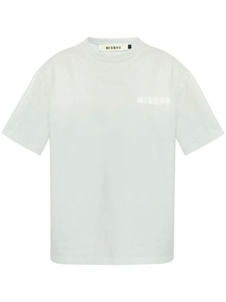 Misbhv logo-print T-shirt - Blue
