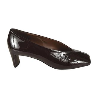 Del Carlo Pumps, female, Brown, Size: 7 1/2 US Brown Flat Pumps