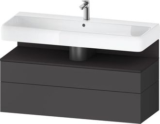 Duravit Duravit - Qatego Mueble Bajo Lavabo, 1 Extra&iacute;ble Y 1 Caj&oacute;n