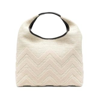 Missoni Mi10060S 055 Handbag - female - Missoni - Handbags - Beige - ONE SIZE - Bags