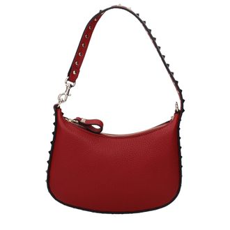 Valentino Garavani Damens Umh&auml;ngetaschen Rot/Lippenstift Leder