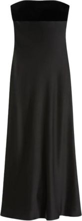Max Mara Midi Jurken - Dames - Maxi kleedjes - Zwart - L - Kleedjes