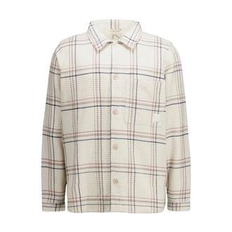 Chasin Chasin - Jaxon Grid Overshirt - Heren - Overhemden - Wit - Maat: XL