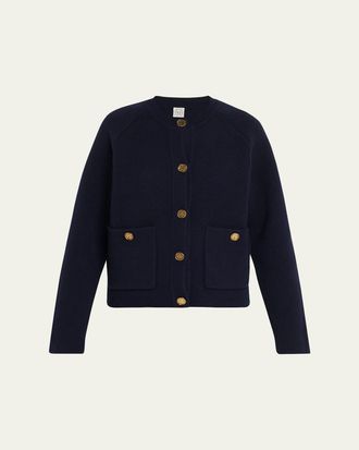 Toteme Hammered Button Cardigan