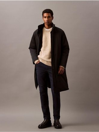 Calvin Klein Mens Slim Move 5-Pocket Pant - Blue - 30W x 32L