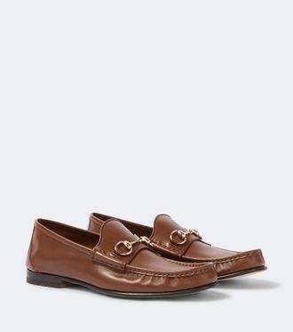 Gucci Gucci Lugano Horsebit leather loafers