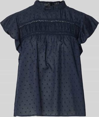 Only Regular Fit Blusentop aus reiner Baumwolle Modell KATTI in Marine, Gr&ouml;&szlig;e XL