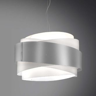 Linea Zero L&aacute;mpara Colgante Bea Cinco Luces Plata Di&aacute;metro 60x H38 Cm