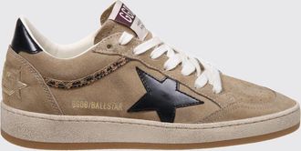 Golden Goose Sneakers Ball Star in pelle e camoscio con effetto vissuto