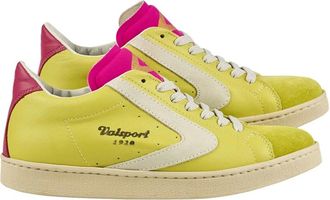 Valsport Schoenen, Dames, Veelkleurig, 40 EU, Gewatteerde Tong Pistacchio Sneakers