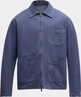 Golden Goose Men & apos;s Journey Dyed Workwear Jacket