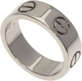 Cartier White Gold White Gold (18K) Band Ring (Pre-Owned)