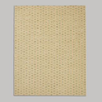 Maisons du monde Alfombra de exterior tejida beige con motivos verdes, 160x230 cm