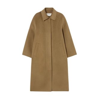 R&oacute;he Double-faced Wool Padded Coat - female - R&oacute;he - Single-Breasted Coats - Beige - XS - Coats