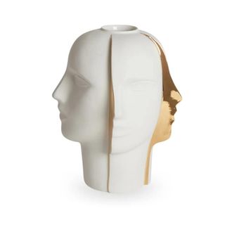 Jonathan Adler Home, Dames, Wit, ONE Size, Split Vase Accessories