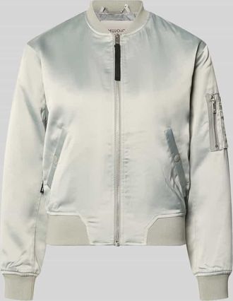 Khujo Regular Fit Bomberjacke mit Stehkragen Modell Beth in Hellgruen, Gr&ouml;&szlig;e XXL