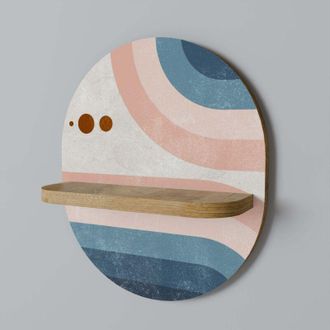 OEM Dos Mitades Estante Ovalado