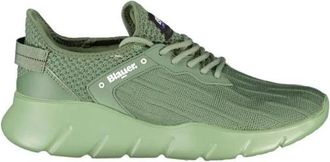 Blauer Stijlvolle high-performance sneakers met scherpe print - Heren - Sneakers - Groen - 41 EU - Schoenen