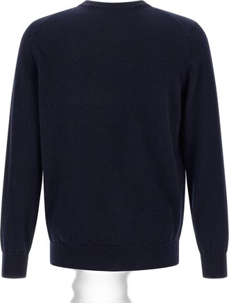 Brunello Cucinelli Mens Blue Cashmere Cardigan Clothing