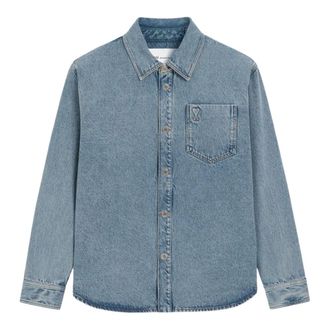 Ami Denim overhemd - Heren - Overhemden - Blauw - Maat: XL Denim