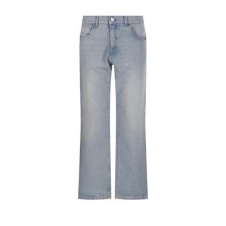 Amish Straight Jeans, male, Blue, Size: W32 Straight Jeans