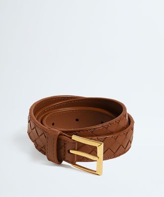 Bottega Veneta Solo Belt - Brown - Woman - 28