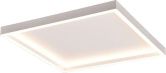 Reality Reality Leuchten - Trio Lighting Plaf&oacute;n Led Cuadrado Serie Rotonda 20w 3000k Blanco Mate - R64502931