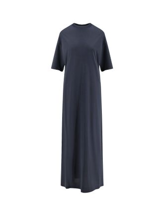 Balenciaga Cocoon Cotton Jersey Maxi Dress-Donna