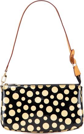 Louis Vuitton Pre-owned Womens Yayoi Kusama Monogram Vernis Dots Infinity Pochette Accessoires - Black Leather - One Size