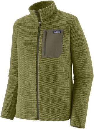 Patagonia R1 Air Jacket Fleecejacke f&uuml;r Herren | oliv