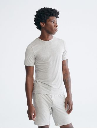 Calvin Klein Mens Ultra-Soft Modern Sleep Tee - Grey - XL