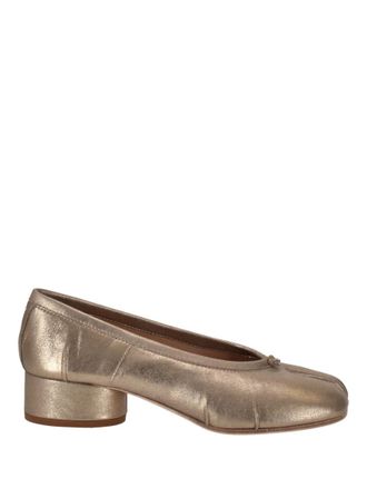 Maison Margiela Golden Slip On Ballet Flats