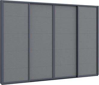 Kees Smit Zonwerende schuifdeuren 235x360cm t.b.v. Cedrino Pergola