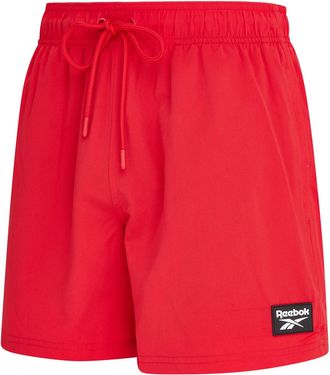 Reebok Badeshorts REEBOK Ace, Herren, Gr. XL, N-Gr, vector rot, Microfaser, Obermaterial: 100% Polyester, Badehosen Badeshorts, mit kleinen Seitenschlitzen, 