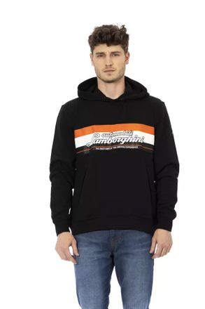 Automobili Lamborghini Black Cotton Men Mens Hoodie