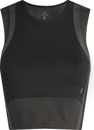 On Running (WMNS) On Running Studo Knit Crop Top Black Eclipse 1WF10250106