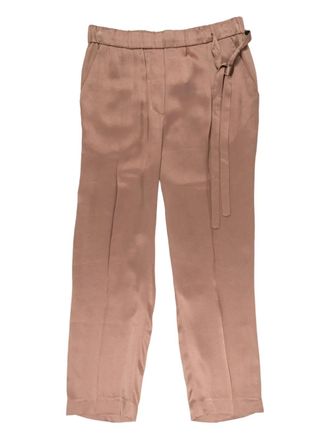 Brunello Cucinelli elasticated-waistband trousers - Neutrals