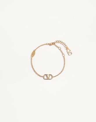 Valentino Garavani Vlogo Signature Metal Bracelet Wo
