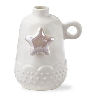 Tag White Multi Earthenware Star Mini Bud Vase 3 x 3.75 x 4.75 in at Nordstrom