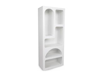 Vente-Unique Estanter&iacute;a con 5 estantes - blanco - LUELA