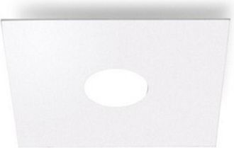 Kolarz Square - L&aacute;mpara De Techo Montada En Superficie Met&aacute;lica Lifestyle - Acabado Blanco, 1x Gx53 - Kolarz