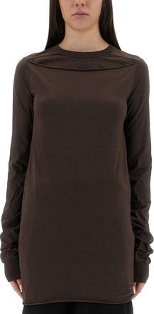 Rick Owens Shirt Concordians Slashed Level Ls T-Donna