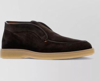 Santoni suede loafers