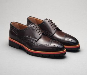Scarpe di Bianco Mens Sc533 Deco Nero Fondente Shoes In Black