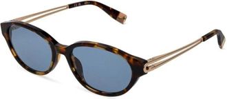 Furla Sfub 31 0741 Zonnebril - Dames - Zonnebrillen - Bruin - 55 MM - Polyester - Accessoires