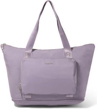Baggallini Carryall Expandable Packable Weekender Tote Bag in Lilac at Nordstrom