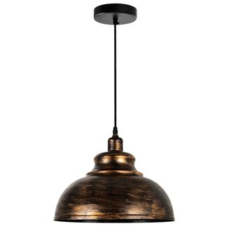 CWI Lighting Vogel 1 Light Down Pendant With Antique Copper Finish