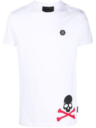 Philipp Plein logo patch T-shirt - White